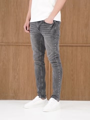 Vaqueros de Denim lavados de Corte slim CAPO - Imagen 3 de 4