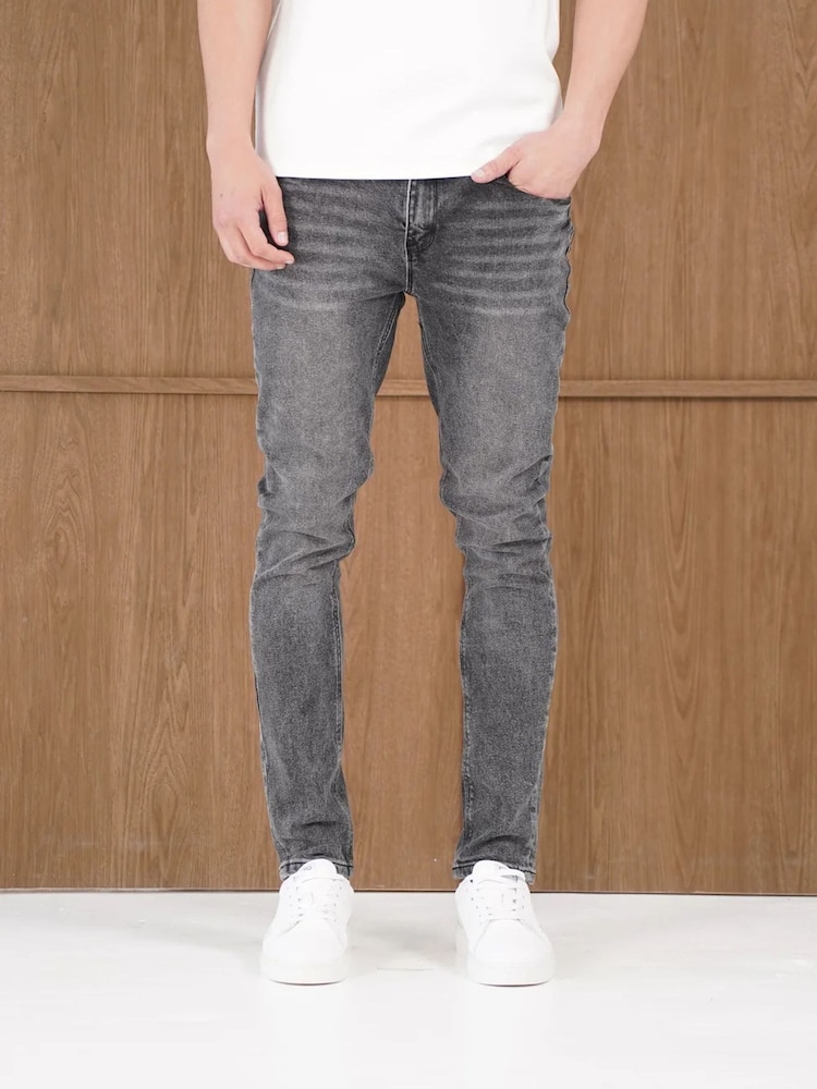 Vaqueros de Denim lavados de Corte slim CAPO - Imagen 4 de 4 Vaqueros de Denim lavados de Corte slim CAPO - Imagen 4 de 4