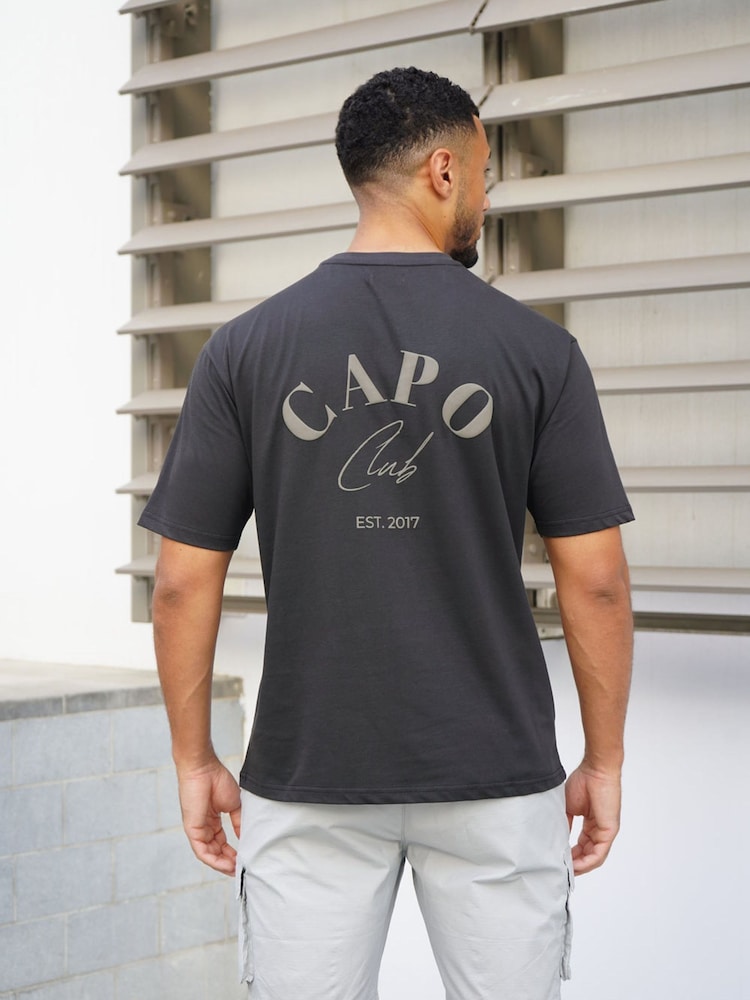 CAPO Grey Beach Club T-Shirt - Image 2 of 4 CAPO Grey Beach Club T-Shirt - Image 2 of 4