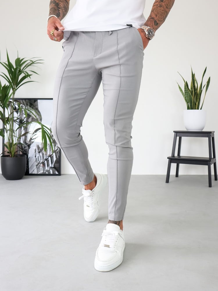 CAPO Grey Smart Trousers - Image 1 of 5 CAPO Grey Smart Trousers - Image 1 of 5