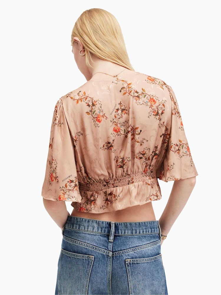AllSaints Natural Tian Oto Top - Image 2 of 7