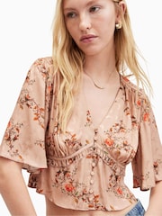 AllSaints Natural Tian Oto Top - Image 6 of 7