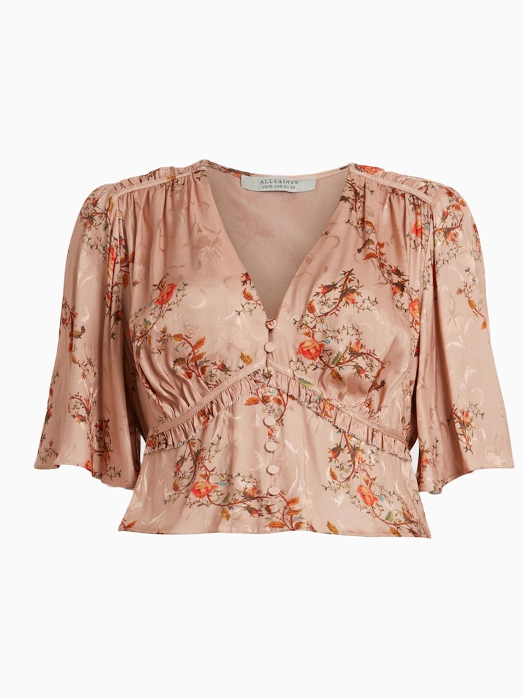 AllSaints Natural Tian Oto Top - Image 7 of 7
