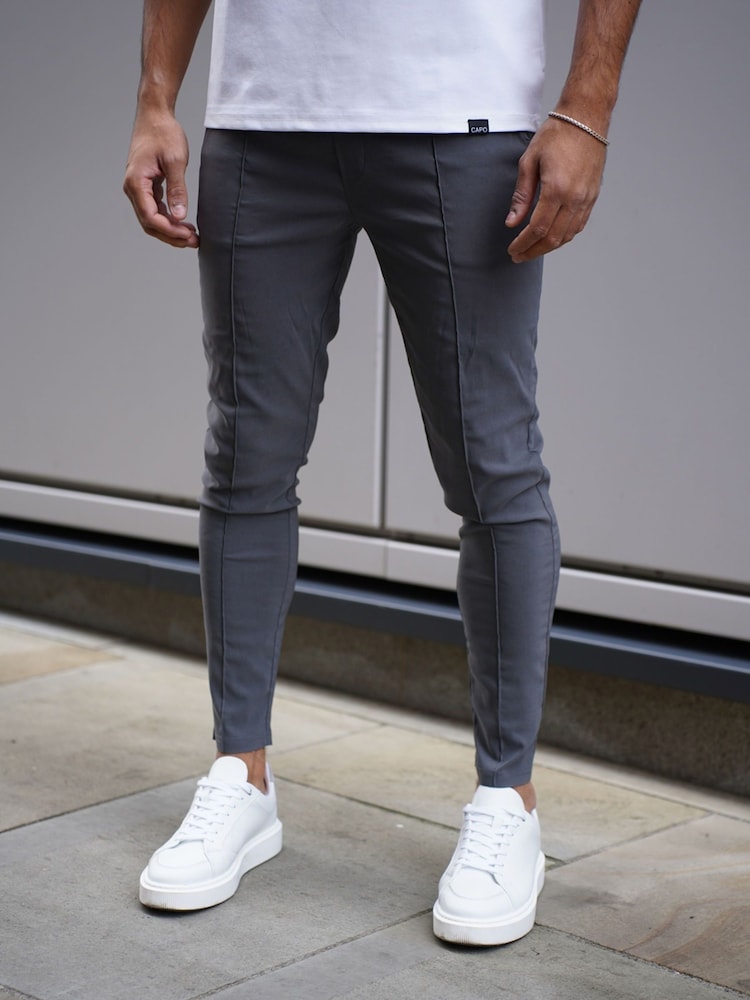 Madilim na Gray - Mga Pantalon na may CAPO Smart - Larawan 1 ng 6 Madilim na Gray - Mga Pantalon na may CAPO Smart - Larawan 1 ng 6