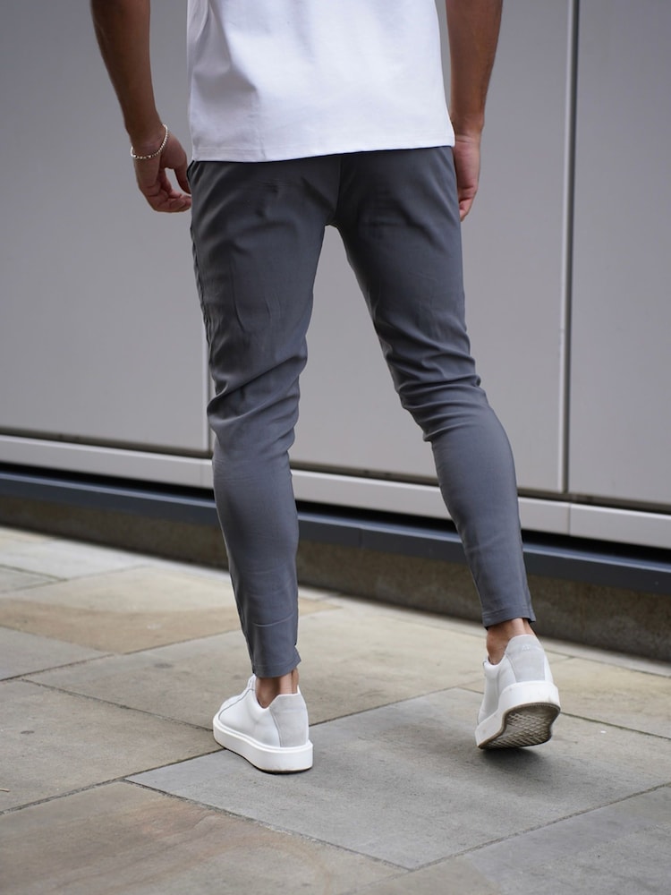Madilim na Gray - Mga Pantalon na may CAPO Smart - Larawan 6 ng 6 Madilim na Gray - Mga Pantalon na may CAPO Smart - Larawan 6 ng 6