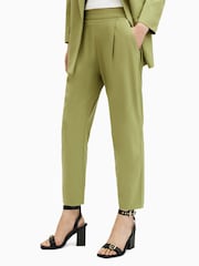 AllSaints Green Aleida Tri Trousers - Image 1 of 7
