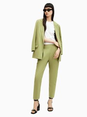 AllSaints Green Aleida Tri Trousers - Image 4 of 7