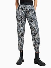 AllSaints Black Nala Waimea Trousers - Image 1 of 7