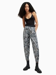AllSaints Black Nala Waimea Trousers - Image 2 of 7