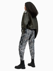 AllSaints Black Nala Waimea Trousers - Image 3 of 7