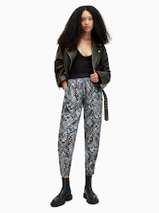 AllSaints Black Nala Waimea Trousers - Image 5 of 7