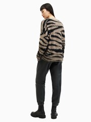 AllSaints Black Cuff Jen Joggers - Image 4 of 6