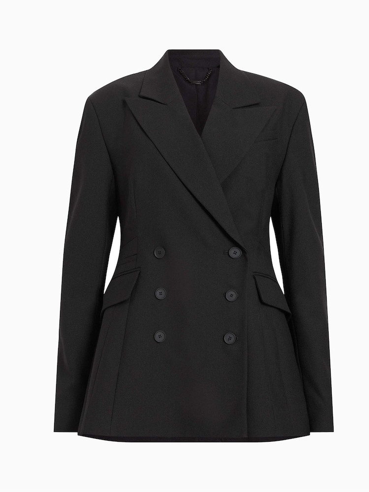 AllSaints Black Sevenh Blazer - Image 6 of 6