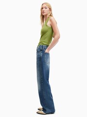 AllSaints Green Rina Tank Top - Image 4 of 7