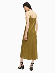 AllSaints Green Hadley Jacquard Dress - Image 2 of 6