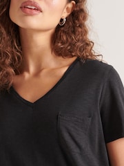 Superdry Black Studios Pocket V-Neck T-Shirt - Image 3 of 4