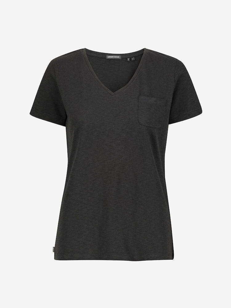 Superdry Black Studios Pocket V-Neck T-Shirt - Image 4 of 4