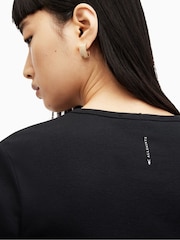 AllSaints Black Stevie T-Shirt - Image 6 of 7