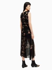 AllSaints Black Jules Tanana Dress - Image 2 of 6