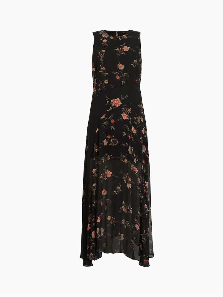 AllSaints Black Jules Tanana Dress - Image 6 of 6
