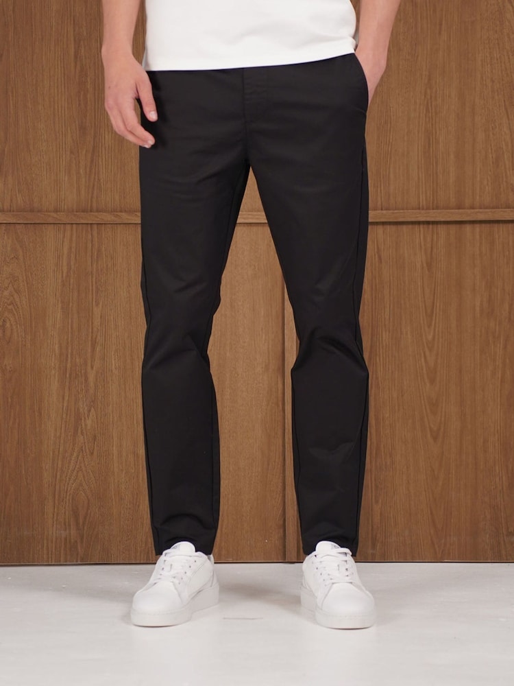 CAPO Black Chinos Pants - Image 1 of 4
