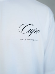 Puti - CAPO International T-Shirt - Larawan 5 ng 5
