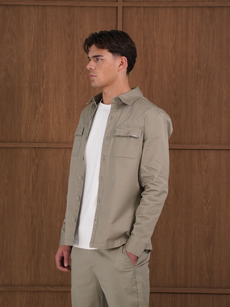 CAPO Cotton Cargo Overshirt - Larawan 2 ng 5