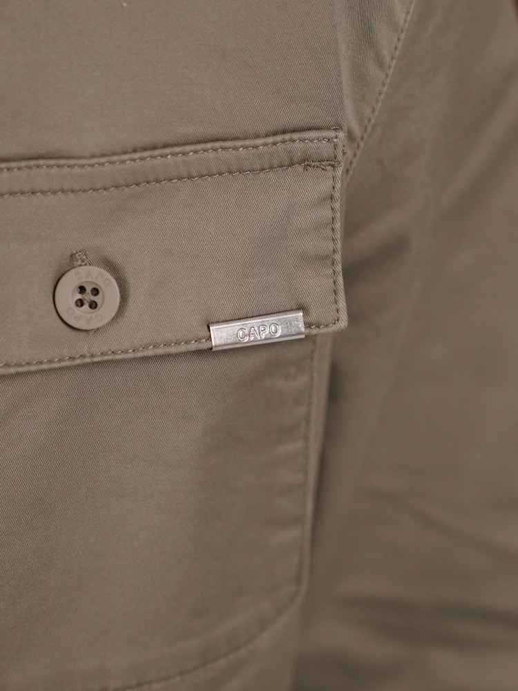 CAPO Cotton Cargo Overshirt - Larawan 5 ng 5
