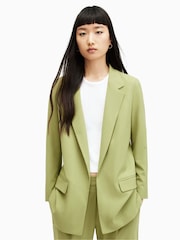 AllSaints Green Aleida Tri Blazer - Image 1 of 6