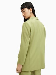 AllSaints Green Aleida Tri Blazer - Image 2 of 6
