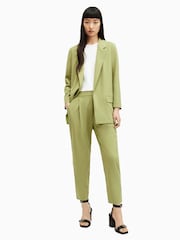 AllSaints Green Aleida Tri Blazer - Image 4 of 6