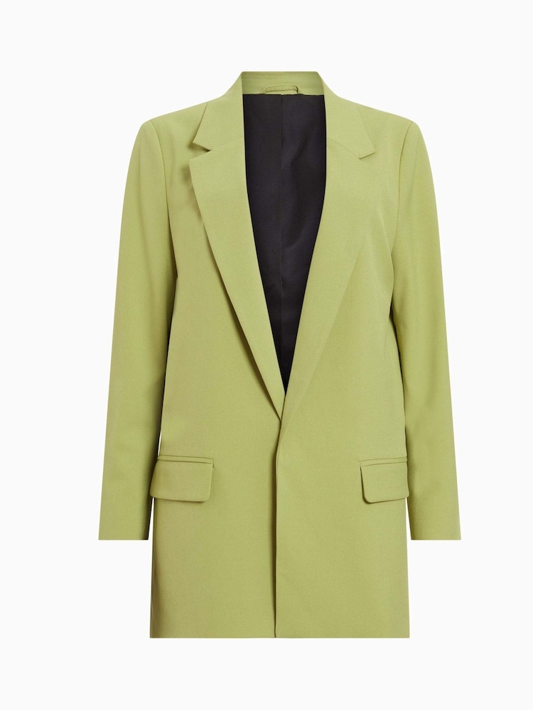 AllSaints Green Aleida Tri Blazer - Image 6 of 6