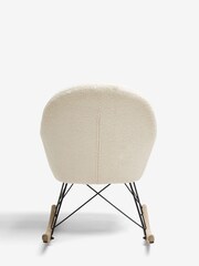 Soft Cosy Bouclé Ivory Natural Anderson Rocking Chair - Image 5 of 6