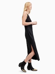 AllSaints Black Immy Dress - Image 3 of 7