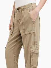 AllSaints Green Frieda TENCEL™ Joggers - Image 6 of 8