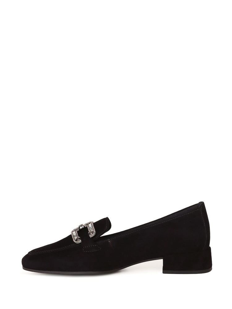 Gabor Black Gift Penny Loafers - Image 2 of 5