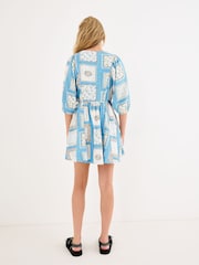 Oliver Bonas Floral V-Neck Mini Dress - 8суретінің 2 суреті