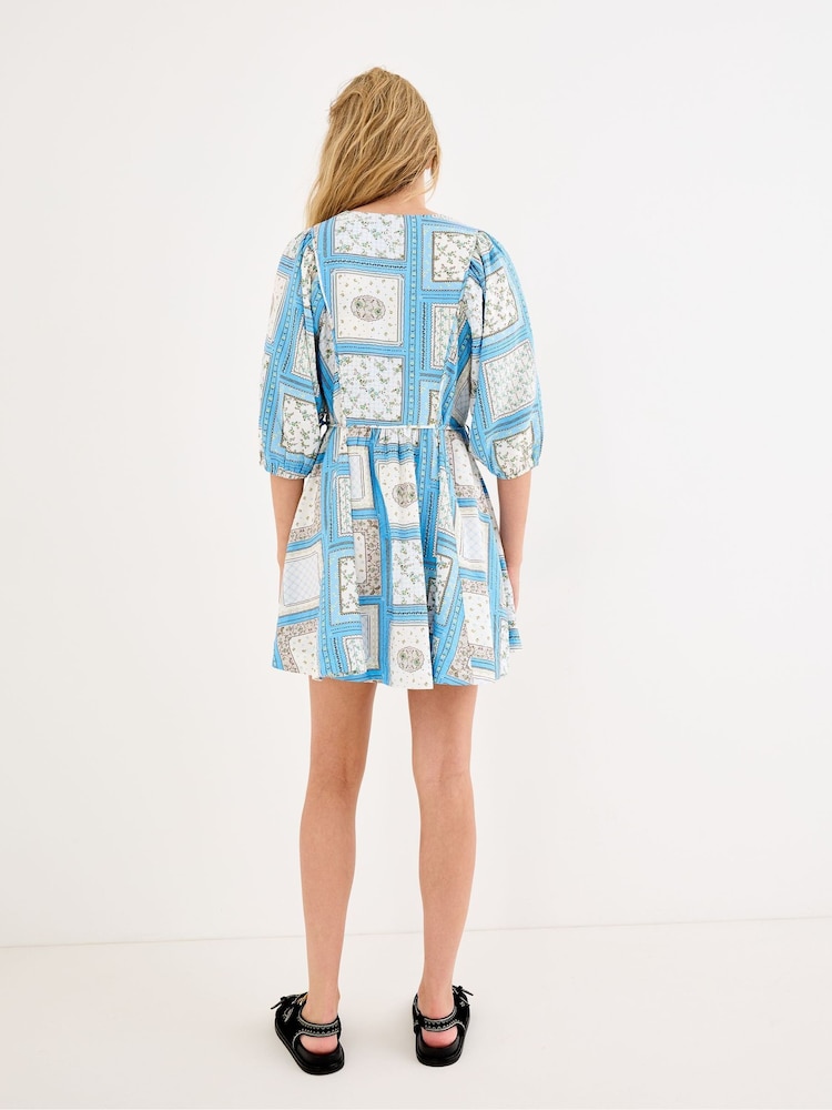 Oliver Bonas Floral V-Neck Mini Dress - 8суретінің 2 суреті Oliver Bonas Floral V-Neck Mini Dress - 8суретінің 2 суреті