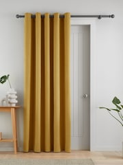 Catherine Lansfield Wilson Thermal Fleece Lined Door Curtain Panel - Imagem 1 de 3