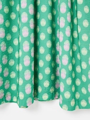 Oliver Bonas Green Polka Dot V-Neck Midi Dress - Image 7 of 7