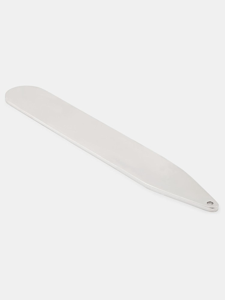 MOSS Silver Tone Metal Collar Stiffener - Image 1 of 2