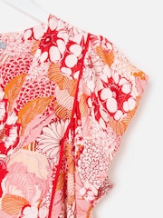 Oliver Bonas Floral V-Neck Tie Waist Midi Dress - Bild 6 von 8