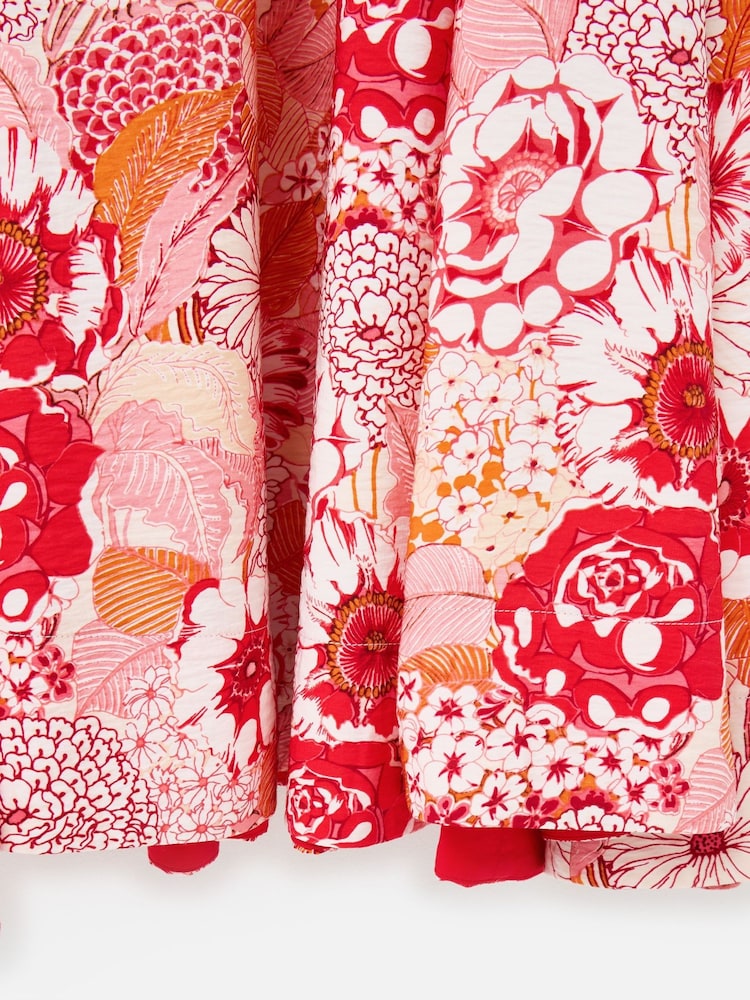 Oliver Bonas Floral V-Neck Tie Waist Midi Dress - Bild 8 von 8