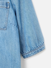 Oliver Bonas Frill Collar Denim Mini Dress - Bild 8 von 8