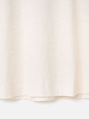 Oliver Bonas Green Slub Cotton Colour Block T-Shirt - Image 6 of 6