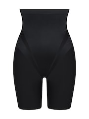 Juoda - „Spanx Transform“ ypač tvirtos kontrolės aukšto juosmens vidurio šlaunų šortai - 3 paveikslėlis iš 3