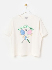 Oliver Bonas Casa Badminton Graphic T-Shirt - Bild 2 von 6