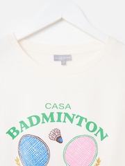 Oliver Bonas Casa Badminton Graphic T-Shirt - Bild 4 von 6