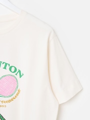 Oliver Bonas Casa Badminton Graphic T-Shirt - Bild 6 von 6