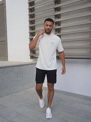 Alb/Verde - Tricou CAPO Beach Club - Imaginea 3 din 5